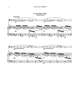 Scenes From Childhood (Kinderscenen), Opus 15 - Schumann/Sauer - Trombone/Piano - Sheet Music