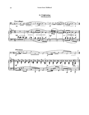 Scenes From Childhood (Kinderscenen), Opus 15 - Schumann/Sauer - Trombone/Piano - Sheet Music