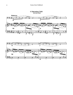Scenes From Childhood (Kinderscenen), Opus 15 - Schumann/Sauer - Tuba or Bass Trombone/Piano - Sheet Music