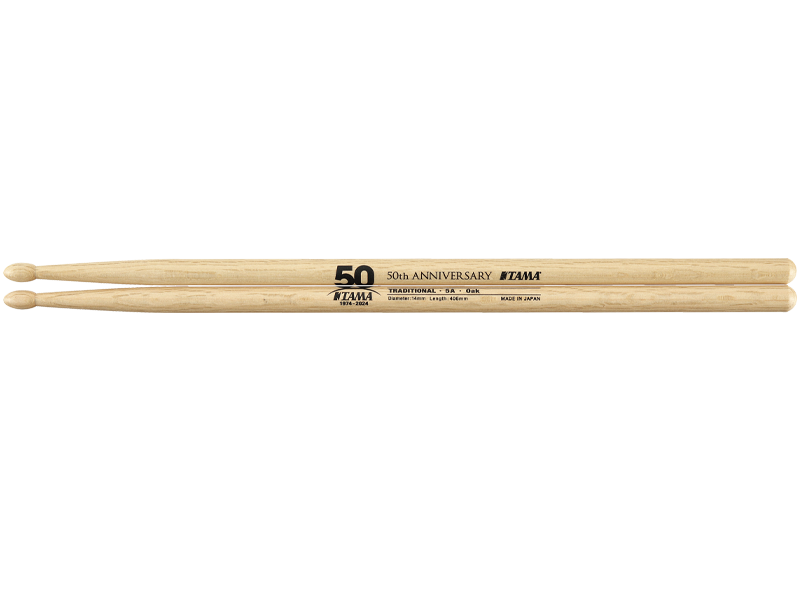 50th Anniversary Limited Edition Oak Drumsticks - 5A