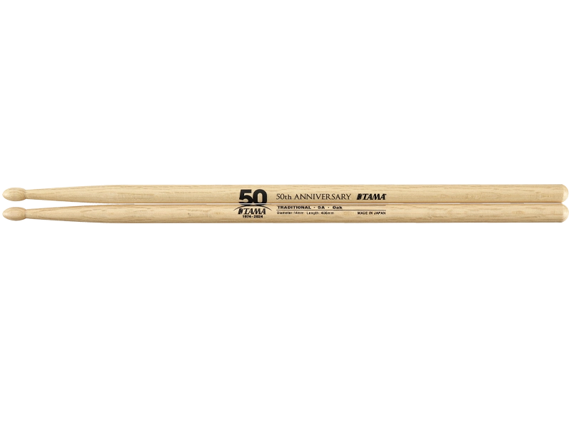 50th Anniversary Limited Edition Oak Drumsticks - 5A