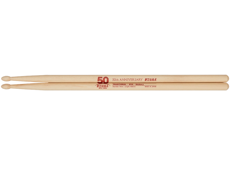 50th Anniversary Limited Edition Hickory Drumsticks - 5A