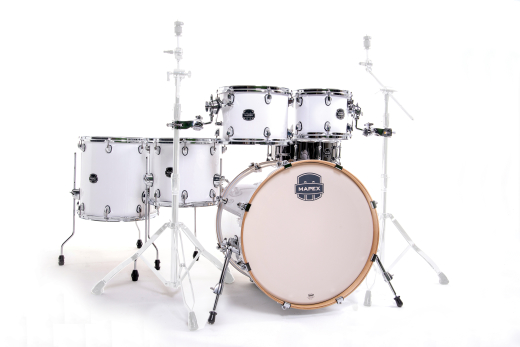 Mapex - Armory Limited Edition 6-Piece Shell Pack (22,10,12,14,16,SD) - Arctic White