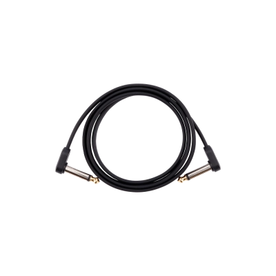 DAddario - Flat Patch Cable, Right Angle to Right Angle - 3