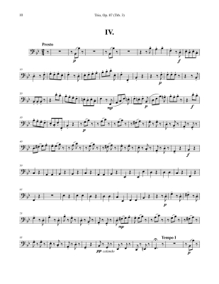Trio, Op. 87 - Beethoven/Sauer - Three Trombones - Score/Parts