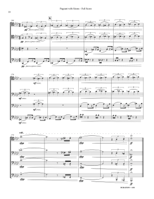 Pageant with Sirens - Frith - Trombone Quartet - Score/Parts