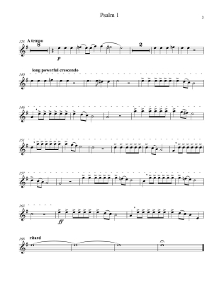 Psalm 1 - Schutz/Fetter - 4 Pt Trombone Ensemble & Organ or Brass Quintet - Score/Parts