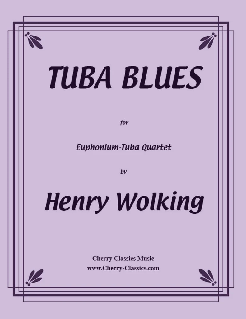 Tuba Blues - Wolking - Euphonium-Tuba Quartet - Score/Parts