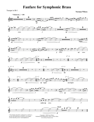 Symphonic Fanfare - Wilcox - Brass Ensemble - Score/Parts