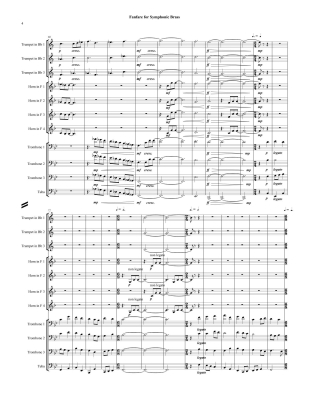 Symphonic Fanfare - Wilcox - Brass Ensemble - Score/Parts
