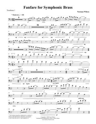 Symphonic Fanfare - Wilcox - Brass Ensemble - Score/Parts