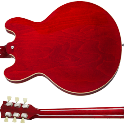 ES-345 Electric Guitar with Hardshell Case, Left-Handed - Sixties Cherry