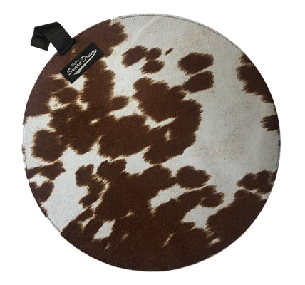 The Cow Moo Brown Suede Head - 14\'\'
