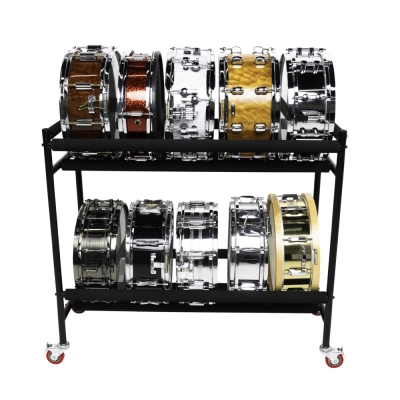 Two-Tier Snare Rack with Locking Casters