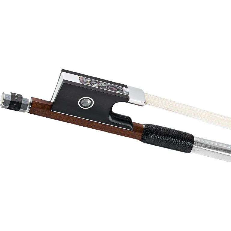 Pernambuco Violin Bow with Silver Trimming - Octagonal