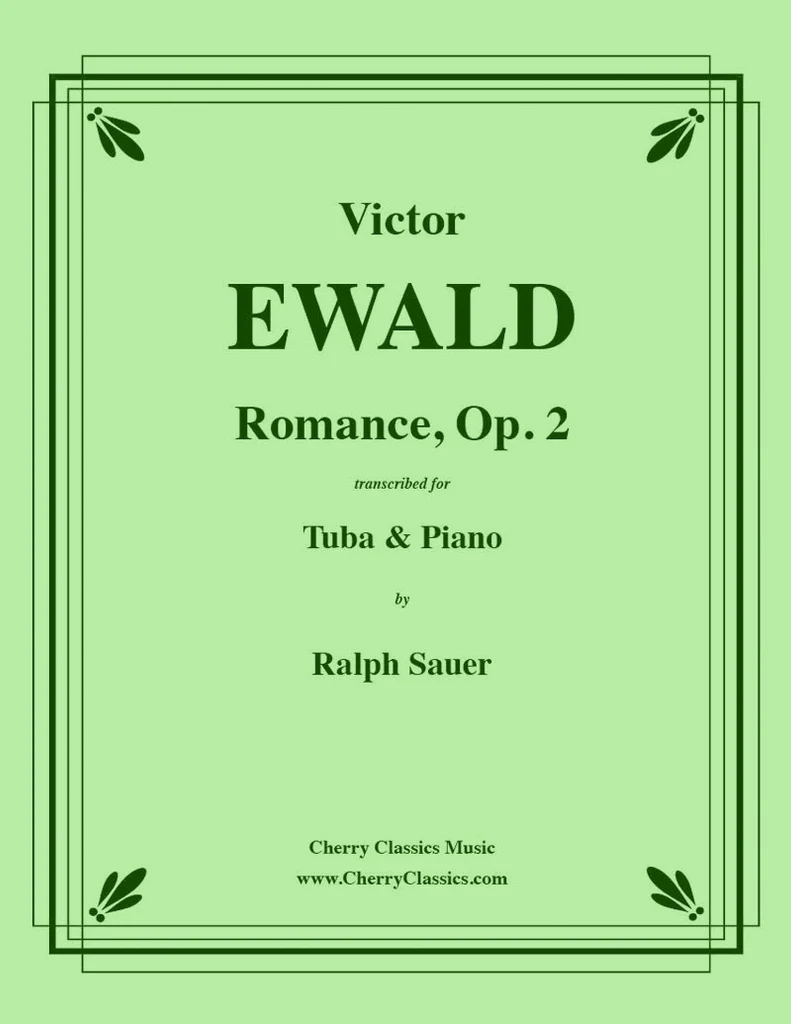 Romance, Op. 2 - Ewald/Sauer - Tuba/Piano - Sheet Music