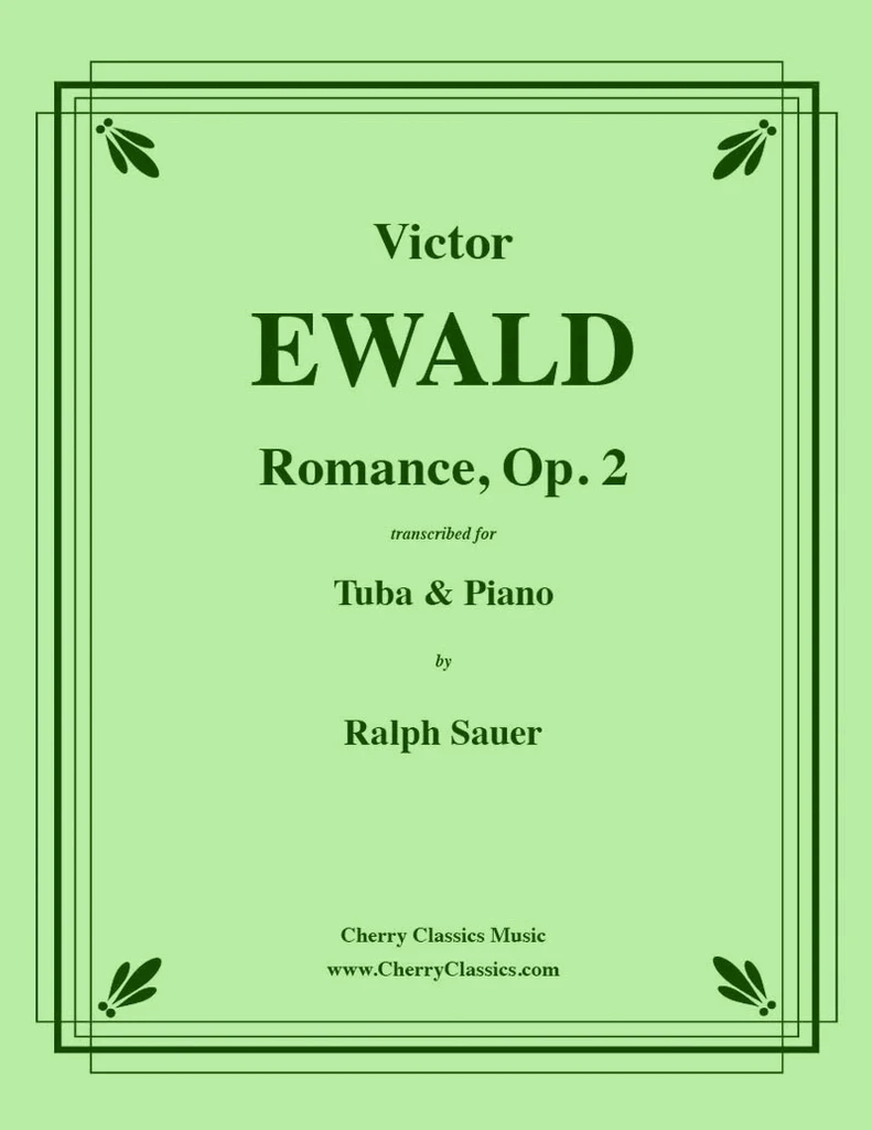 Romance, Op. 2 - Ewald/Sauer - Tuba/Piano - Sheet Music