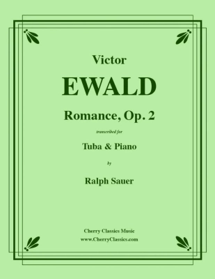 Cherry Classics - Romance, Op. 2 - Ewald/Sauer - Tuba/Piano - Sheet Music
