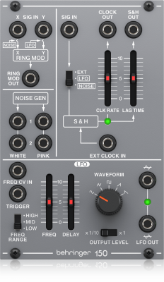 Behringer - Module analogique Legendary150 (modulation en anneau, bruit, chantillonnage et mmorisation, oscillateur de basses frquences)