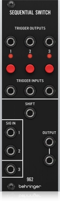 Behringer - 962 SEQUENTIAL SWITCH Legendary Analog CV Multiplexer Module for Eurorack