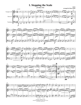 Toot Suite - Dunn - Brass Trio - Score/Parts