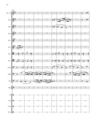 Dance Bacchanale - Saint-Saens/Armstrong - Brass Choir/Timpani/Percussion - Score/Parts