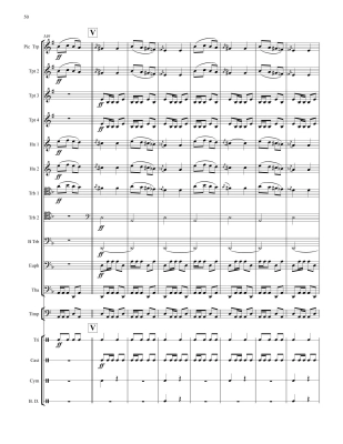 Dance Bacchanale - Saint-Saens/Armstrong - Brass Choir/Timpani/Percussion - Score/Parts