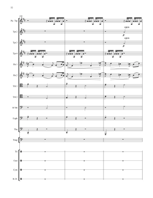 Dance Bacchanale - Saint-Saens/Armstrong - Brass Choir/Timpani/Percussion - Score/Parts