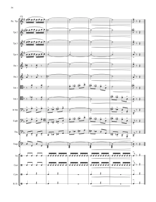 Dance Bacchanale - Saint-Saens/Armstrong - Brass Choir/Timpani/Percussion - Score/Parts