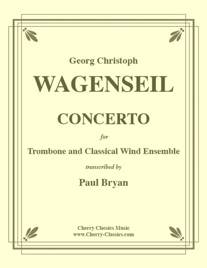 Concerto - Wagenseil/Bryan - Trombone/Classical Wind Ensemble - Score/Parts