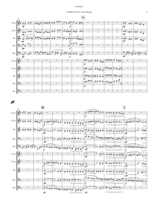 Capriol Suite - Warlock/Haynor - 10 part Brass Ensemble - Score/Parts