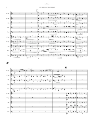 Capriol Suite - Warlock/Haynor - 10 part Brass Ensemble - Score/Parts