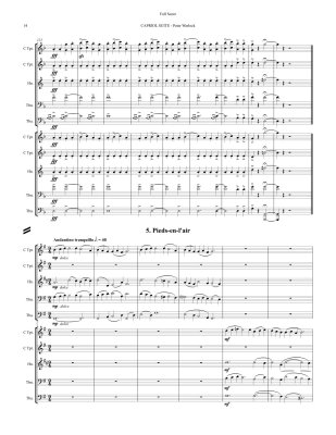 Capriol Suite - Warlock/Haynor - 10 part Brass Ensemble - Score/Parts