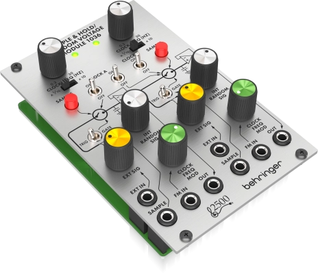 Legendary 2500 Series Dual Sample and Hold with Voltage Controlled Clock Module for Eurorack