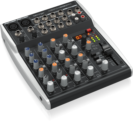 XENYX 1002SFX Premium Analog 10-Input Mixer with USB Streaming Interface