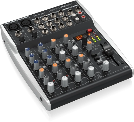 XENYX 1002SFX Premium Analog 10-Input Mixer with USB Streaming Interface