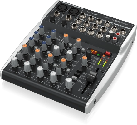 XENYX 1002SFX Premium Analog 10-Input Mixer with USB Streaming Interface