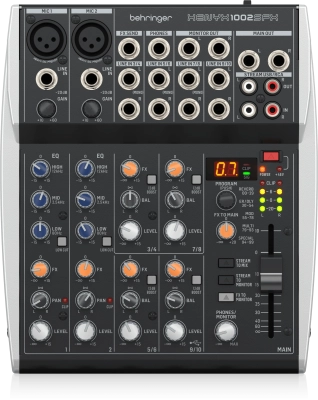 XENYX 1002SFX Premium Analog 10-Input Mixer with USB Streaming Interface