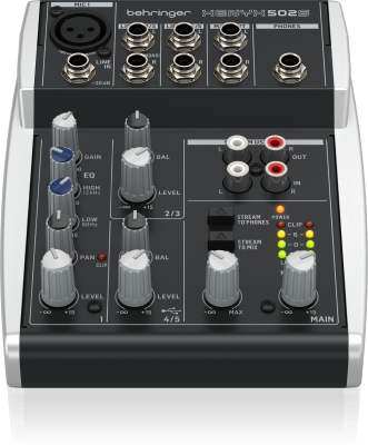 XENYX 502S Premium Analog 5-Input Mixer