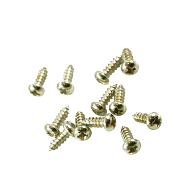 WD Music - Screws for Truss Rod Covers - Nickel (12-Pack)