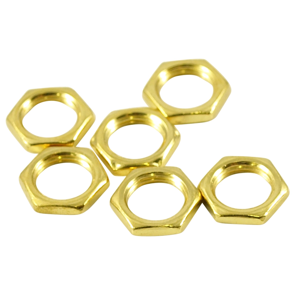 Potentiometer Nut - Gold (6-Pack)