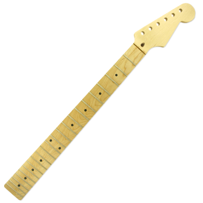 WD Music - Licensed by Fender Replacement 22 Fret Neck for Stratocaster Soft V - Maple