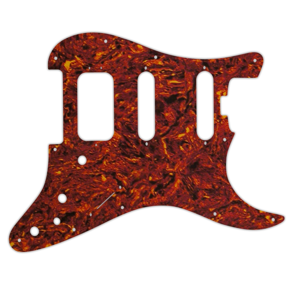 Custom Pickguard for Fender American Elite Stratocaster HSS - Tortoise Shell/Parchment