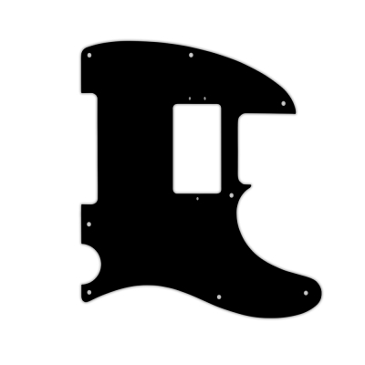 WD Music - Custom Pickguard for Fender American Performer Telecaster Humbucker - Black