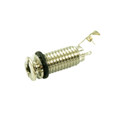 Threaded Stereo Endpin Jack - Chrome