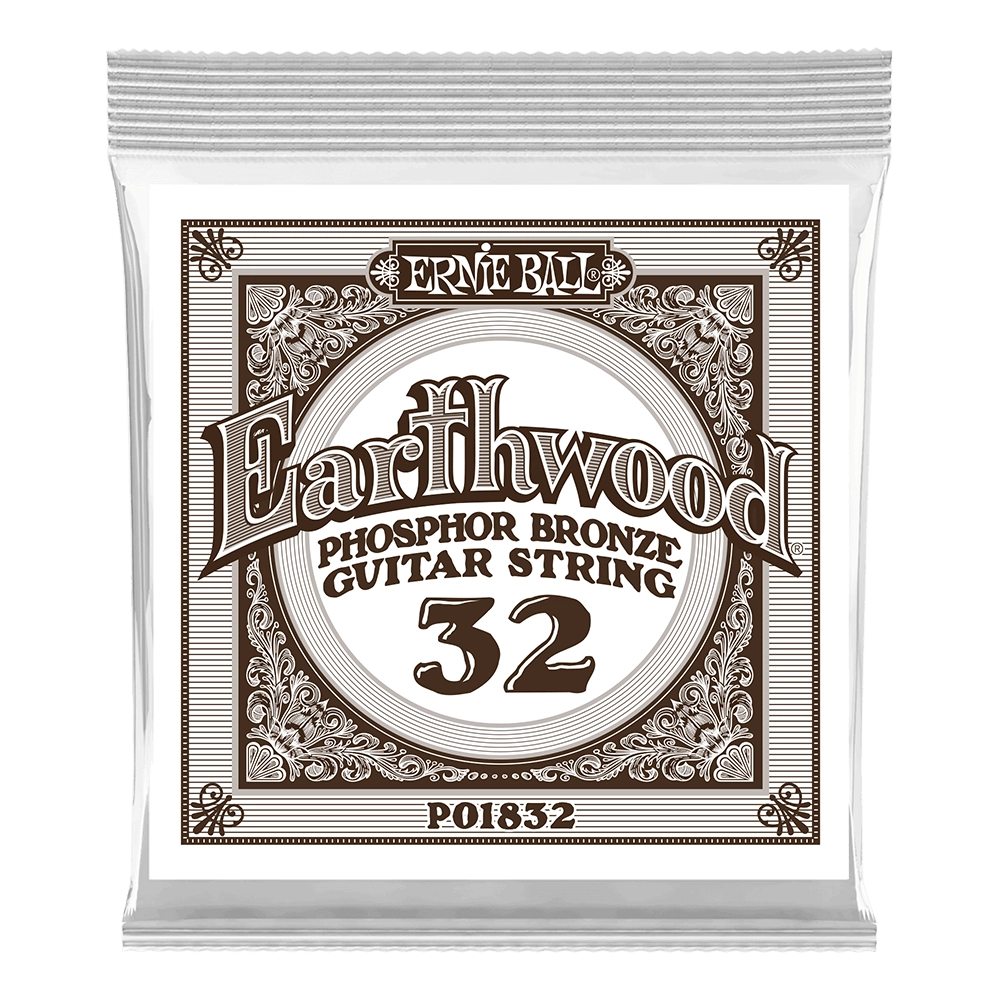 Single Earthwood Phosphor Bronze Acoustic Guitar String - .032