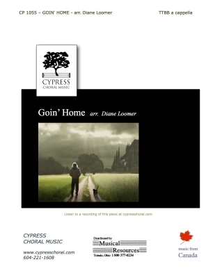 Cypress Choral Music - Goin Home - Fisher/Dvorak/Loomer - TTBB