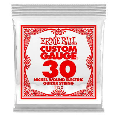 Ernie Ball - Single Nickel Wound Electric Guitar String - .030