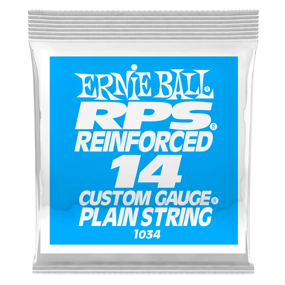 Single RPS Reinforced Plain Electric Guitar String - .014