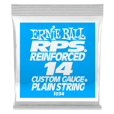 Ernie Ball - Single RPS Reinforced Plain Electric Guitar String - .014